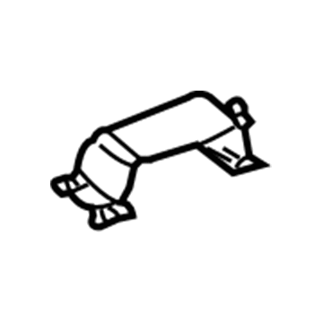 8E9-868-729-A Audi Retaining Bracket Illustration 1 of 1