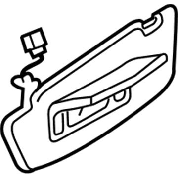 Audi A4 Sun Visor - 8E0-857-551-AJ-85P
