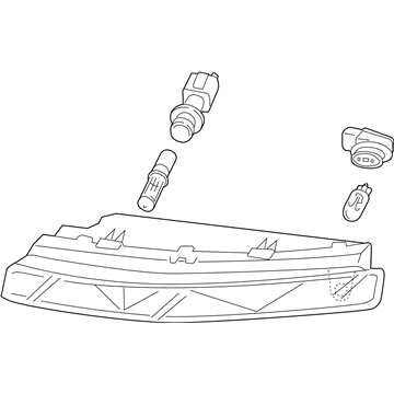 Audi Side Marker Light - 4L0-953-042-A