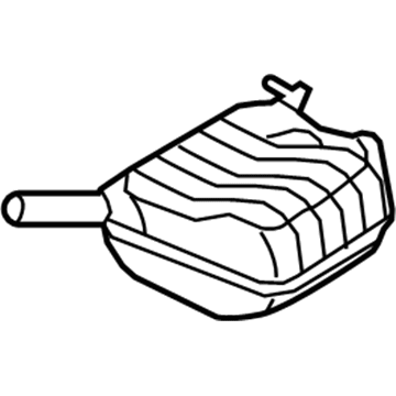 Audi S5 Exhaust Resonator - 8F0-253-609-M