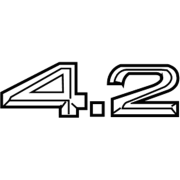 Audi Q7 Emblem - 4E0-853-743-L-2ZZ
