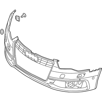 Audi A6 Bumper Cover - 4G0-807-065-GRU