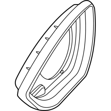 Audi 11B-857-602-4PK Glass Frame Audi 11B-857-602-4PK Glass Frame