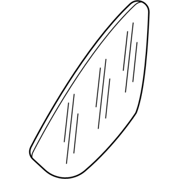Audi 89B-857-536-A Mirror Glass Audi 89B-857-536-A Mirror Glass
