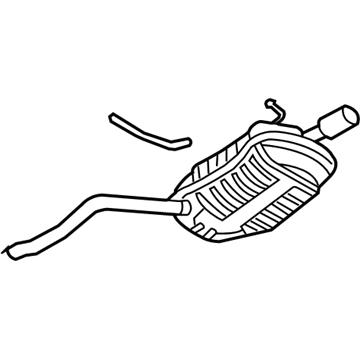 Audi A4 Exhaust Resonator - 8E0-253-609-KD