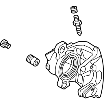Audi A3 Quattro Brake Caliper Repair Kit - 5WA-615-124-A