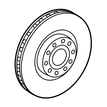 Audi Brake Rotor - 5WA-615-301-B