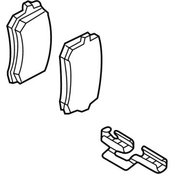 Audi Brake Pads - 80A-698-451-K