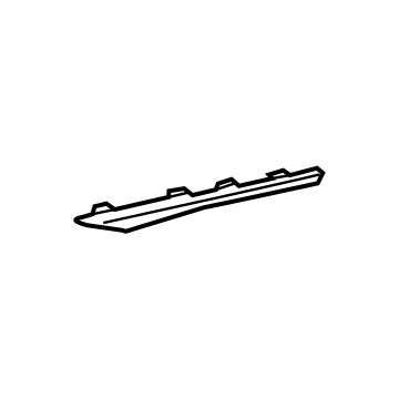 Audi 8W6-853-257-A-3Q7 Side Molding 8W6-853-257-A-3Q7 Audi Side Molding Illustration 1 of 1