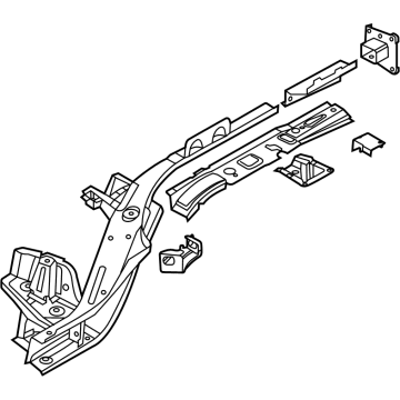 Audi Q5 Sportback Frame Rail - 80A-803-402-F-STL