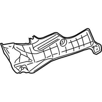 Audi 7L0-825-662-C Heat Shield Audi 7L0-825-662-C Heat Shield