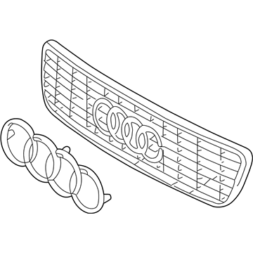 Audi Allroad Quattro Grille - 4Z7-853-651-3FZ