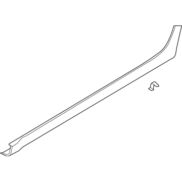 Audi 4G8-853-855-G-GRU Rocker Molding Audi 4G8-853-855-G-GRU Rocker Molding