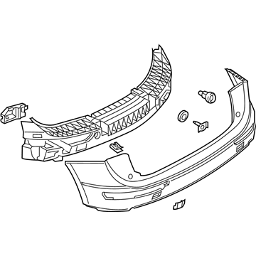 Audi Bumper Cover - 8R0-807-303-GRU