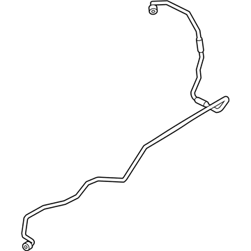 Audi Crankcase Breather Hose - 4H0-201-995-D