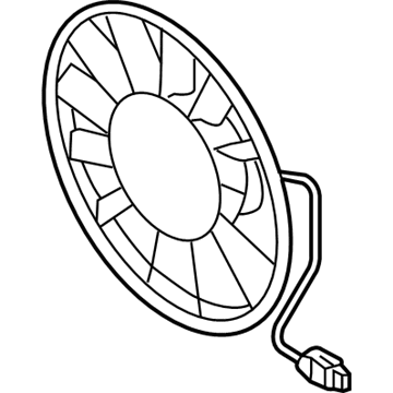 Audi S6 Radiator fan - 4E0-959-455-H