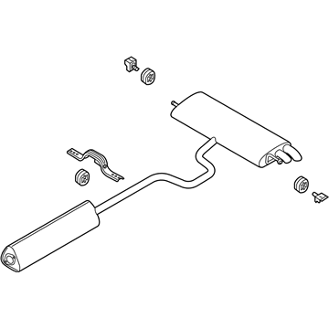 Audi A3 Sportback e-tron Exhaust Pipe - 5G6-253-181-EN