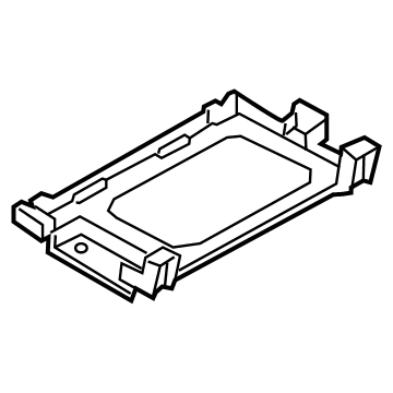 Audi 81A-907-390 Amplifier Bracket 81A-907-390 Audi Amplifier Bracket Illustration 1 of 1