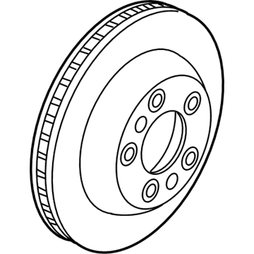 Audi Brake Rotor - 7L8-615-301