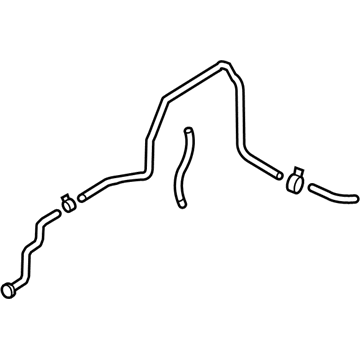 Audi A8 Quattro Crankcase Breather Hose - 4E0-201-995-H