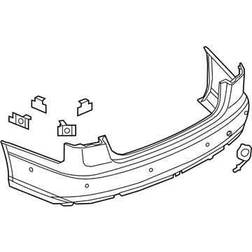 Audi A6 Bumper Cover - 4G5-807-067-K-GRU