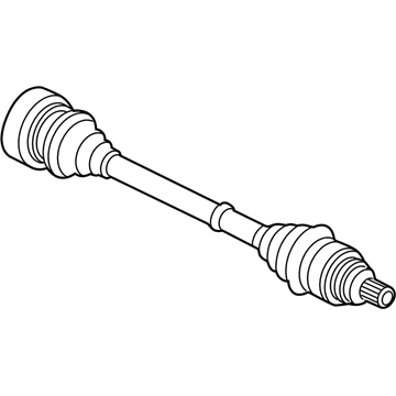 Audi 80A-501-203-H Axle Assembly Audi 80A-501-203-H Axle Assembly