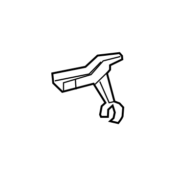 Audi 8W6-955-776-B Pressure Cylinder Retainer 8W6-955-776-B Audi Pressure Cylinder Retainer Illustration 1 of 1