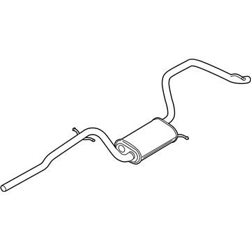Audi A3 Exhaust Pipe - 8P0-253-207-AT