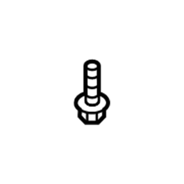 Audi N-107-204-02 Trans Mount Bracket Mount Bolt