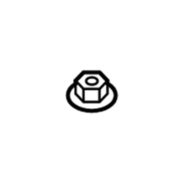 N-911-574-02 Audi Transmission Support Nut Illustration 1 of 1