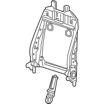 Audi 4G8-881-046-T Seat Back Frame Audi 4G8-881-046-T Seat Back Frame