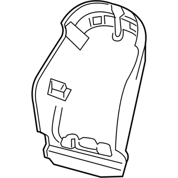 Audi 4G8-881-969-N-BOB Seat Back Panel Audi 4G8-881-969-N-BOB Seat Back Panel