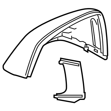 Audi Q5 Sportback Mirror Cover - 4M0-857-528-J-3Q7