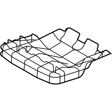 4L0-883-311-A Audi Cushion Frame Illustration 1 of 1