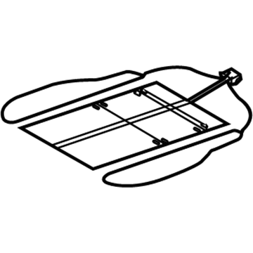 Audi 4L0-963-555-L Seat Cushion Heater 4L0-963-555-L Audi Seat Cushion Heater Illustration 1 of 1