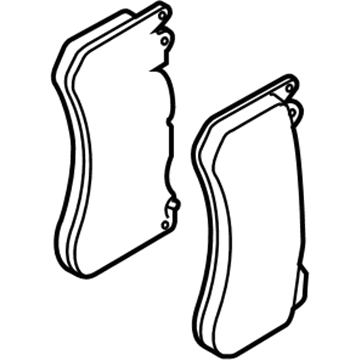 Audi S7 Brake Pads - 4H0-698-151-P