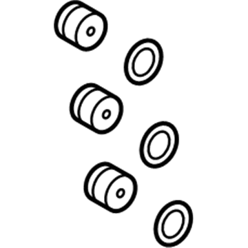 Audi S7 Brake Caliper Repair Kit - 4G0-698-471-A