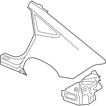 Audi 4K8-809-837-C Quarter Panel Audi 4K8-809-837-C Quarter Panel