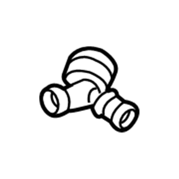5Q0-122-291-AB Audi Coolant Hose Y-Connector Illustration 1 of 1