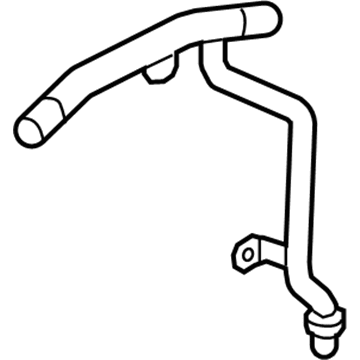 4H0-121-485-AA Audi Water Pipe Illustration 1 of 1