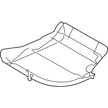 8K0-885-305-B Audi Cushion Frame Illustration 1 of 1