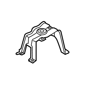 8W0-802-715-A Audi Spare Bracket Illustration 1 of 1