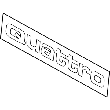 Audi SQ5 Emblem - 8W9-853-737-2ZZ