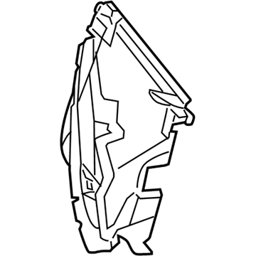 Audi 420-121-282-B Outer Duct 420-121-282-B Audi Outer Duct Illustration 1 of 1