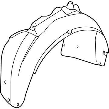 Audi A4 Wheelhouse - 8H0-821-172