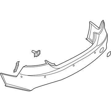 Audi A7 Quattro Bumper Cover - 4G8-807-067-AG-GRU