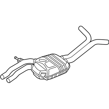 Audi 4G0-253-409-BF Resonator & Pipe Audi 4G0-253-409-BF Resonator & Pipe