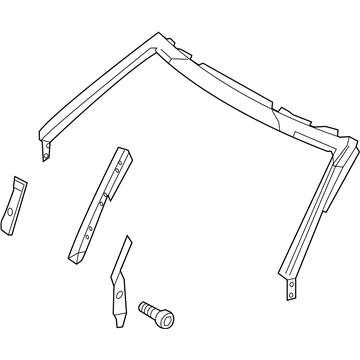 Audi 427-817-021 Windshield Frame Audi 427-817-021 Windshield Frame