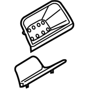 Audi 8K0-863-300-B-WEP Rear Compartment Audi 8K0-863-300-B-WEP Rear Compartment