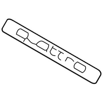 Audi Q3 Emblem - 4B0-853-737-D-2ZZ